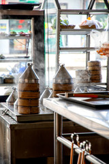 Restaurants dim sum Appetizer of China, popular to eat breakfast 