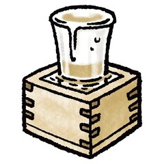 もっきり酒 © Kinusara