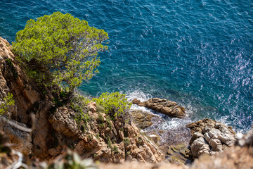 Mediterranean sea landscape