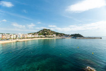 Mediterranean sea landscape