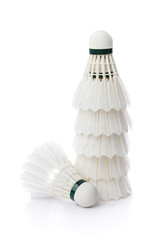 Fototapeta na wymiar Badminton shuttlecock