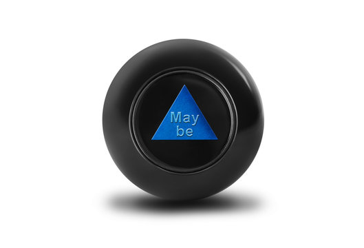 Magic ball with prediction Maybe