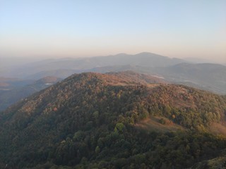 Serbia Mountain Rudnik Ostrovica peak nature landscape in autumn 