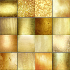 seamless golden squares background