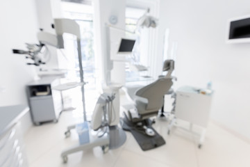 Modern dental clinic office with modern interior