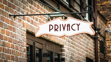 Street Sign to Privacy