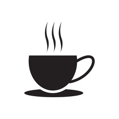 Coffee glass icon vector design template