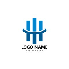 Business Finance professional logo template vector icon 