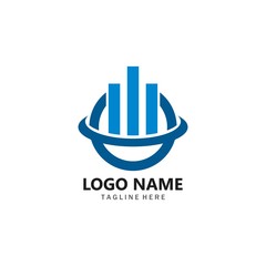 Business Finance professional logo template vector icon 