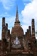 Obraz premium Parque histórico de Sukhothai, Tailandia.