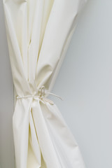 White party event tent detail
