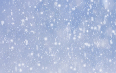 Fototapeta premium Abstract Winter background abstract bokeh