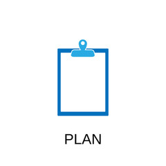 Plan icon. Plan symbol design. Stock - Vector illustration can be used for web.
