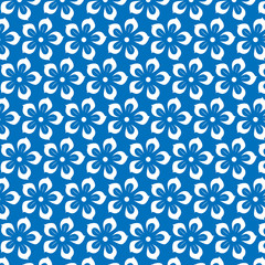 Fototapeta premium Pattern design on blue background