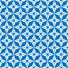 Pattern design on blue background