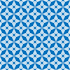 Pattern design on blue background