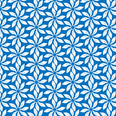 Pattern design on blue background