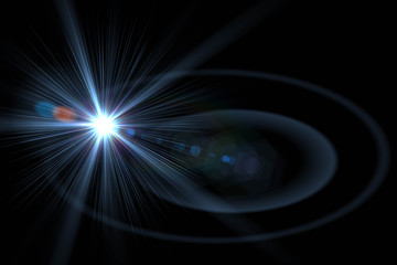 Abstract of sun with flare. natural background with lights and sunshine wallpaper