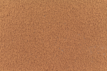 pile sift cocoa powder to fine top view.