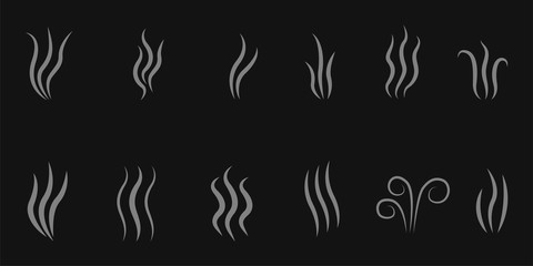 Cooking steam symbols