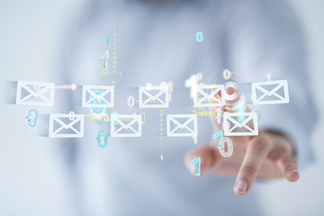 Mail Communication Connection message to mailing