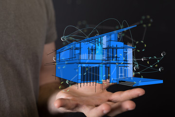 Model of the house and digital iot