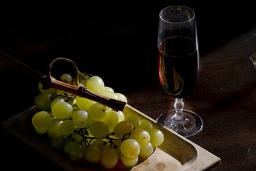 grape harvest concept