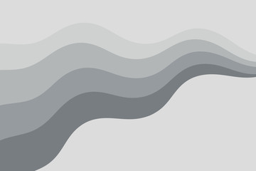 Abstract vector gray background with curved lines. Pattern backdrop for landing pages.