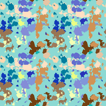 Camouflage, spotted seamless pattern