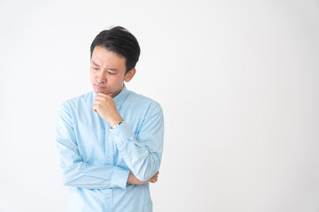 男性　考える