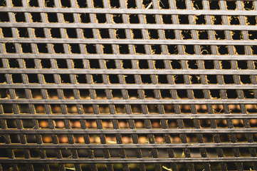Metal grid pattern background. dusty ventilation detail