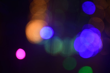 abstract lights with blur background