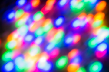 Naklejka premium Christmas lights in different colors