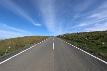 Fototapeta premium 四国カルストの秋