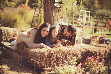 Love is what makes a family.