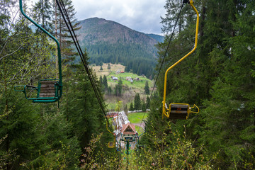 Old ski lift