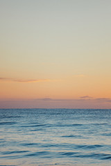 Obraz premium sunset in the sea