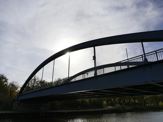 Brücke, Eisen, Stahl, Hamm, Fährstraße
