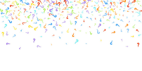 Question marks Quiz doubt survey faq public poll.