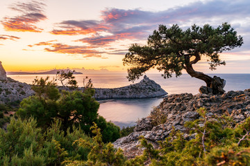 Landscapes of Crimea, sunrises and sunsets, mountains, sea, landscape of clouds and mountain landscapes