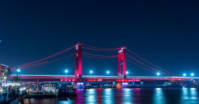 Ampera Bridge, Palembang, Indonesia