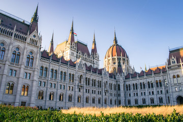 Fototapeta premium Houses of Parliament in Budapest Hungary