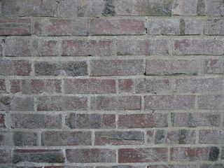 Wand, ziegel, sandstein, hauswand, rot, gelb