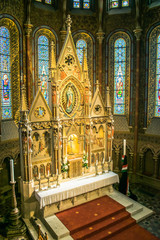 Interior of Matthias Church Budapest