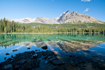 Linda lake in Yoho national park, BC, Canada