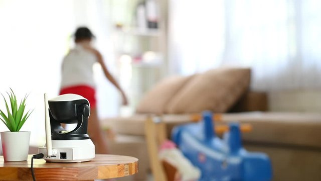CCTV , ip camera Security monitoring  playing room for kids