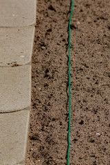 grüne Begrenzungsschnur für Mähroboter