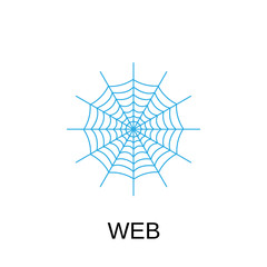 Spider web icon. Spider web symbol design. Stock - Vector illustration can be used for web.