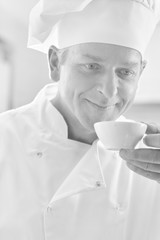 Black and white photo of 