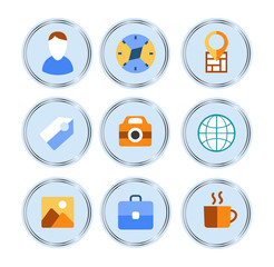 Stories Covers Icons pastel theme